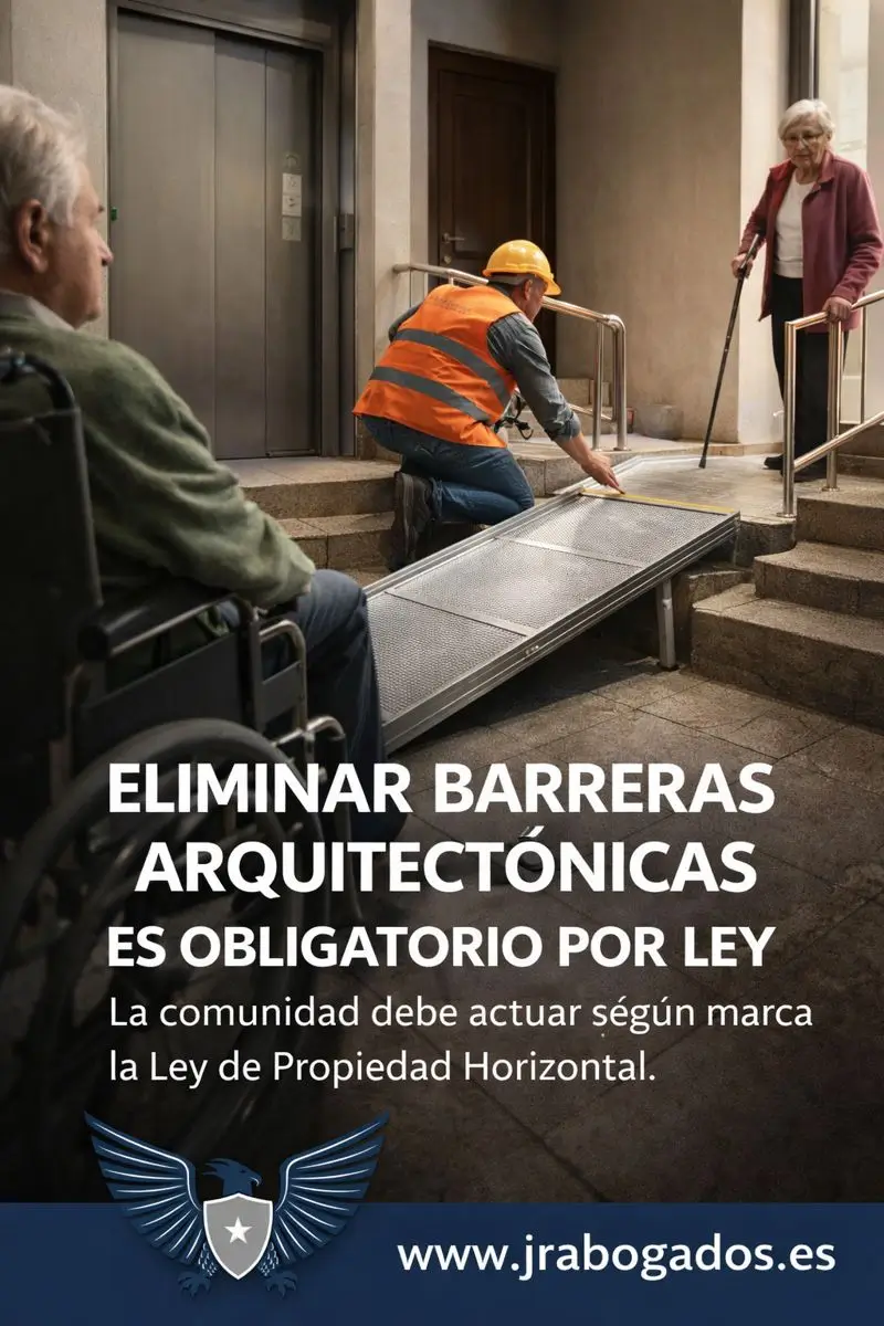 Barreras arquitectónicas en comunidades de vecinos: cuándo la obra es obligatoria por ley