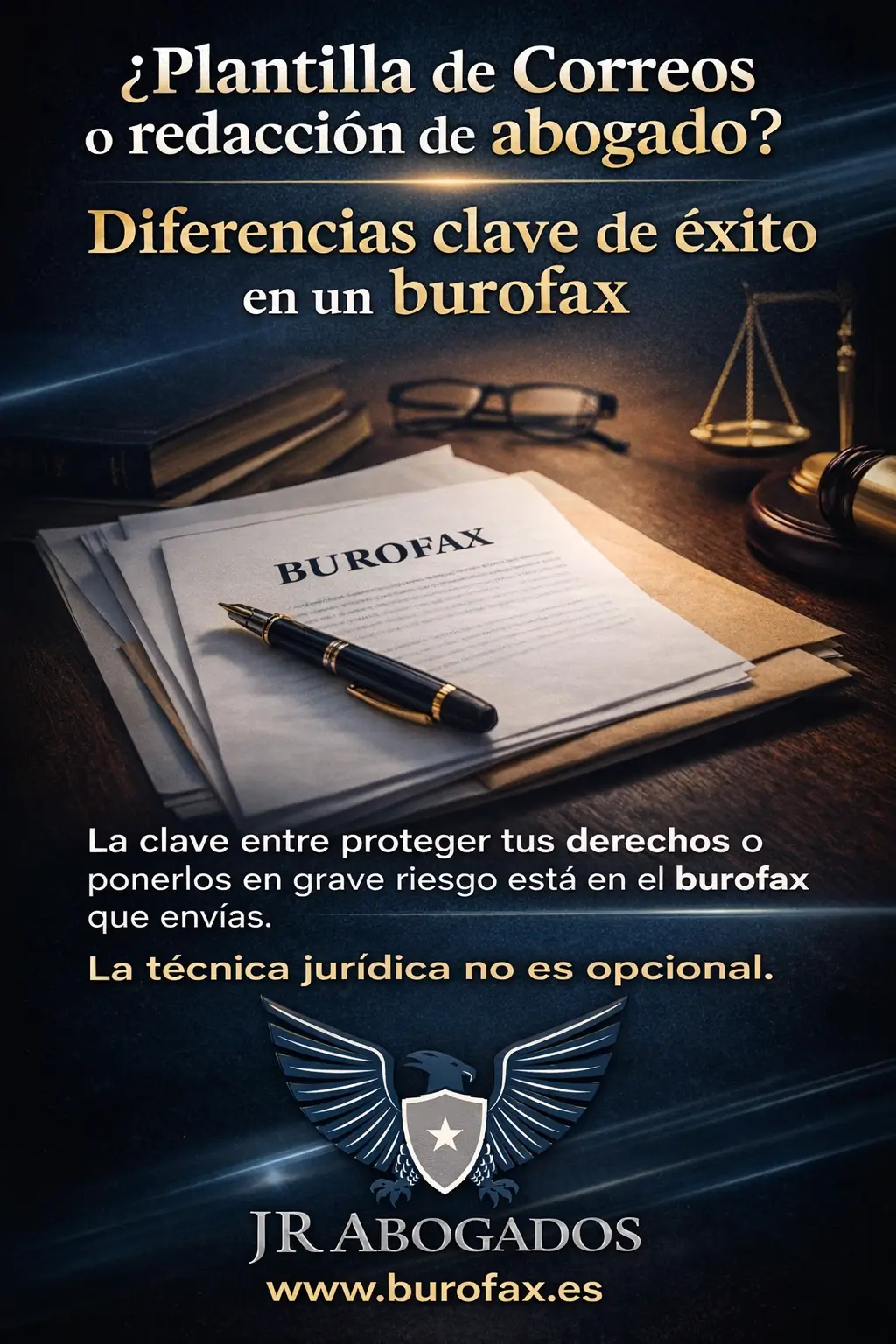 ¿Ignoran tus reclamaciones? Prueba a enviar un burofax con el sello de JR Abogados